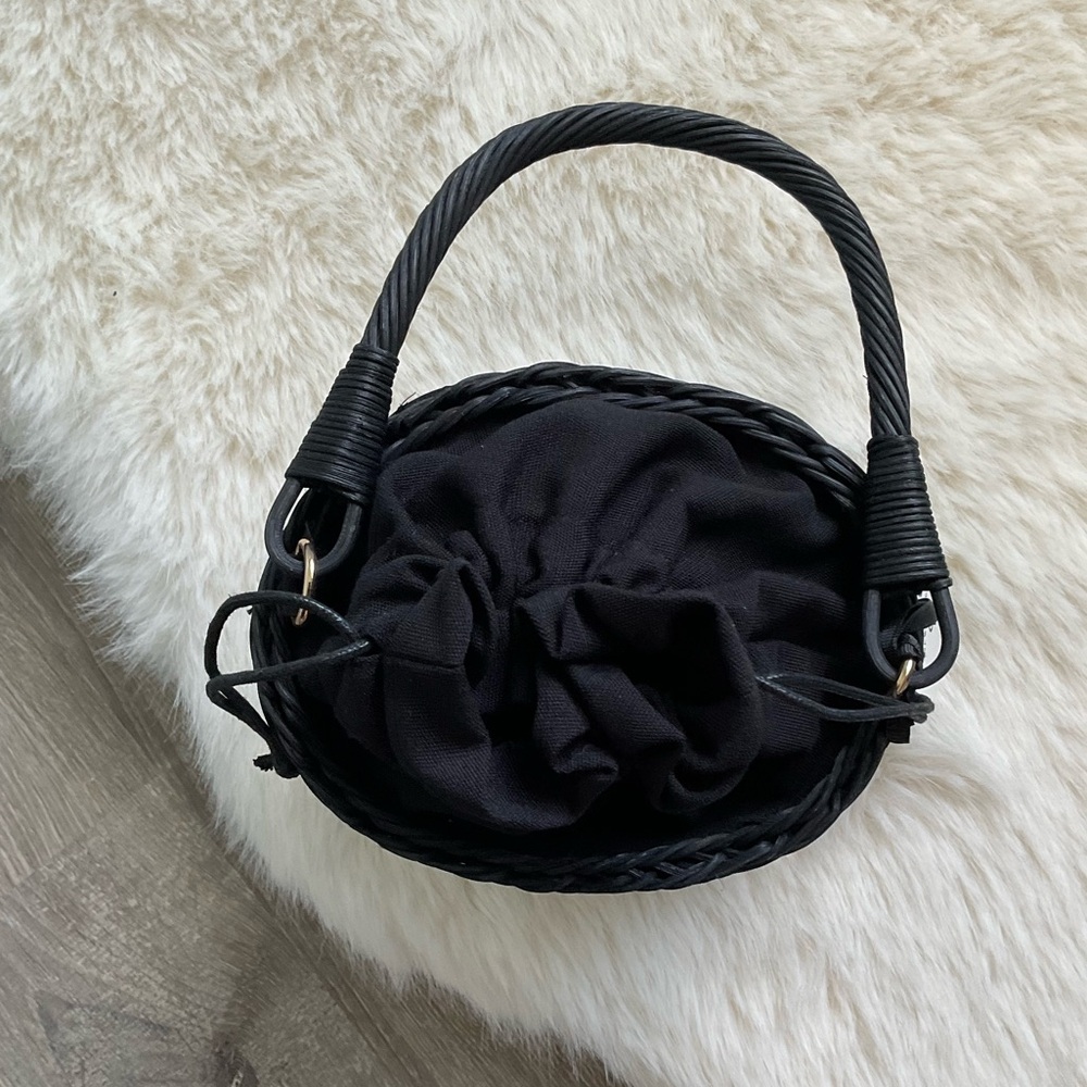 ♠️🤍Pearl Embellished Basket Bucket Bag - kate spade new york x Target Black - Picture 6 of 10